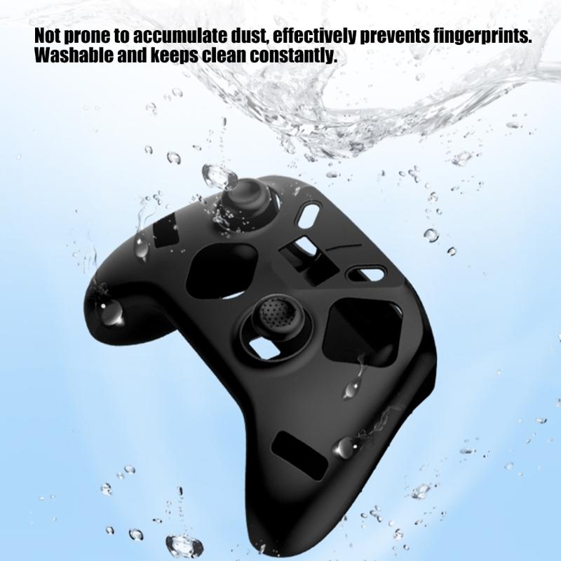Flexible Protector Case for 5 Wireless Game Controller Silicone Cover Game Handle Sleeve Scratchproof Skin
