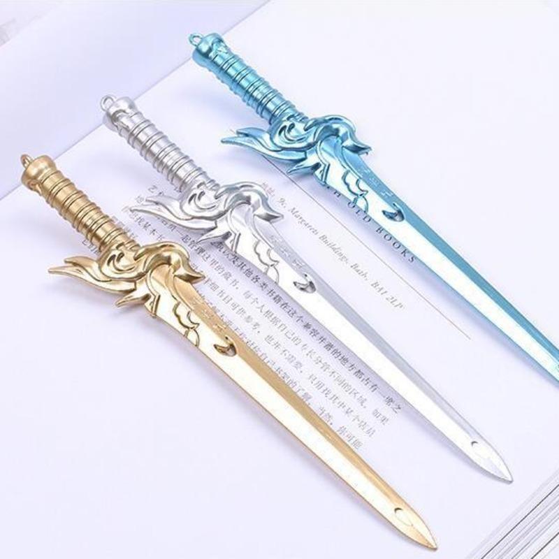 1 pezzo di cancelleria per ufficio creativo Phoenix Sword Gel Pen Materiale scolastico Maniglia regalo