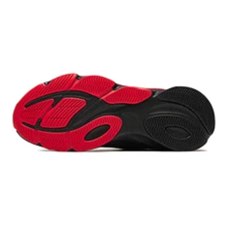 Anta Childrens Red Flame Fabric Fashion Versatile Non-Slip Wear-Resistant Low-Top Running Shoes Kids sneaker Black A12435524-5