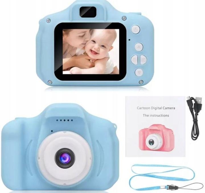 Aparat Cyfrowy Fotograficzny Dla Dzieci Kamera Gry