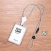 Portable Lanyards Credential Holder Transparent Retractable Badge Reel Lanyard Nurse Work Removable ID Card Holder Cover