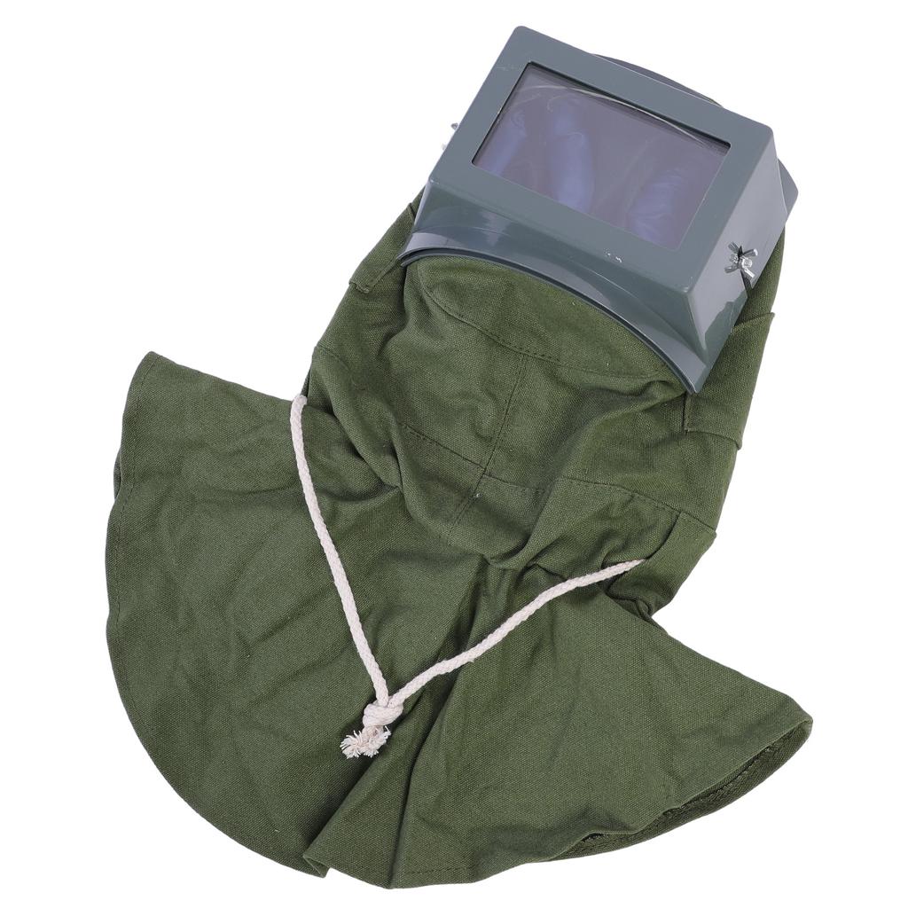 Capuz de jateamento de areia, proteção contra poeira, à prova de vento, protetor de pescoço, xale de jateamento de areia