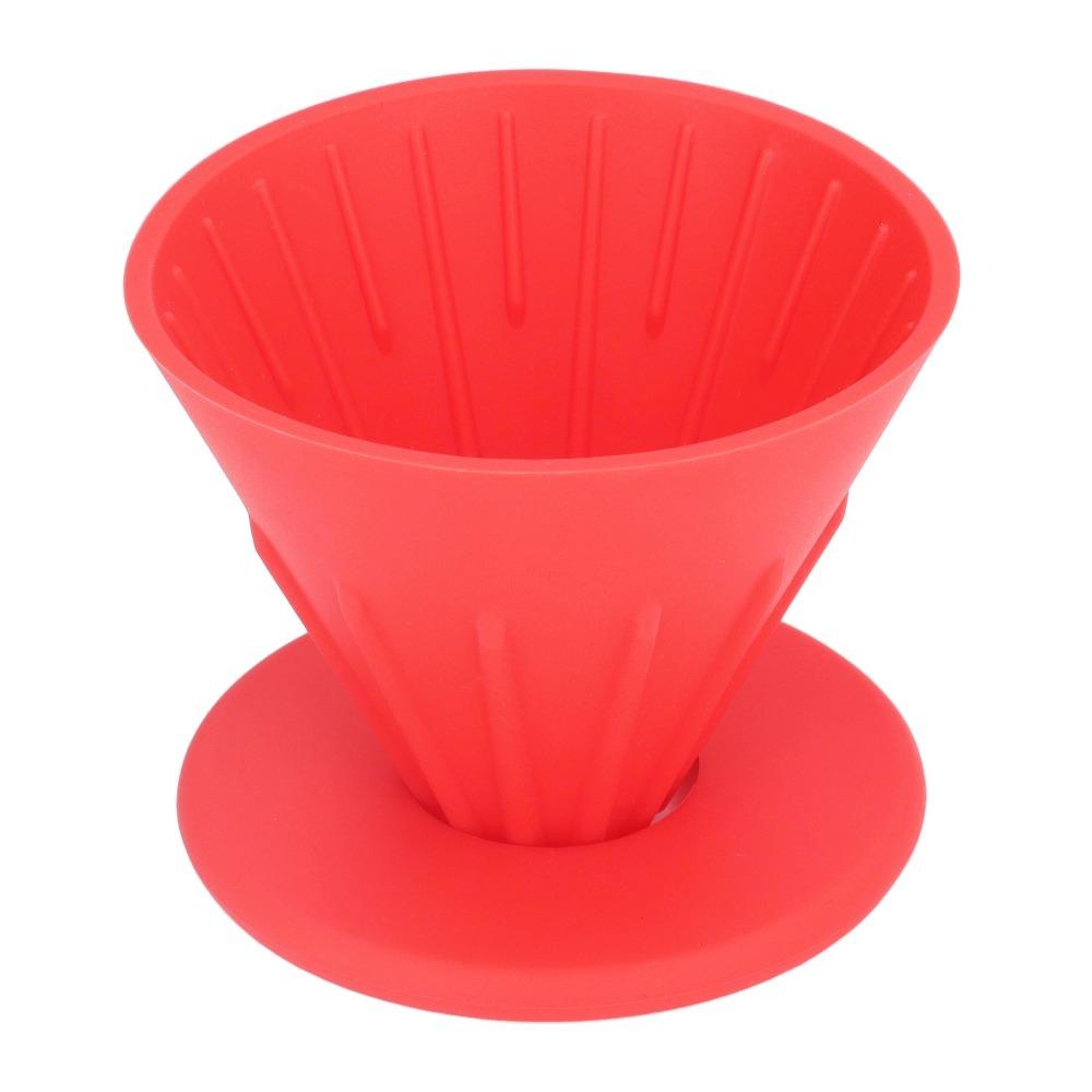 Reusable Silicone Filter Reusable Coffee Dripper Collapsible Cone Coffee Filter Holder Camping