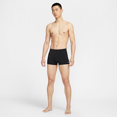 Nike SWIM POLY SOLID Swimming Shorts Men's 010 Black/Black/White
