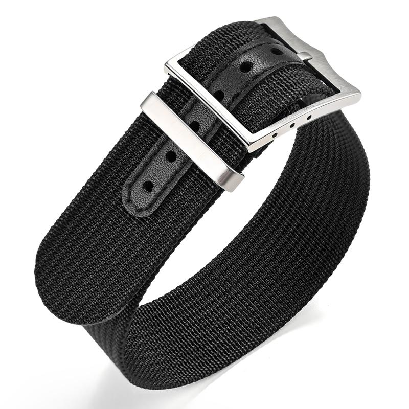 Nylon Strap 20mm 22mm Thick Premium Ballistic Nylon Strap for Men and Women Washable Bracelet Bracelet Watch Accessori