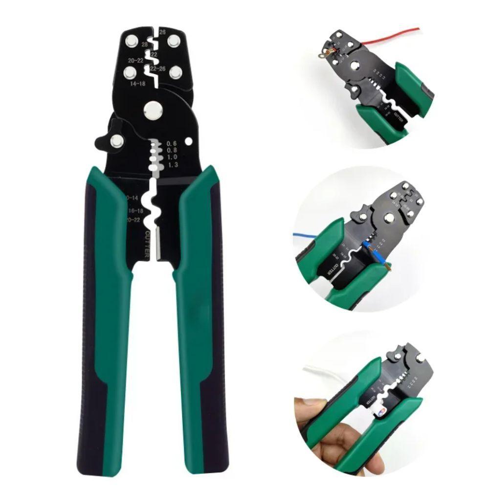 10-26 AWG Electric Terminal Crimping Pliers Mini Size Multi-Function Crimper  Professional Use