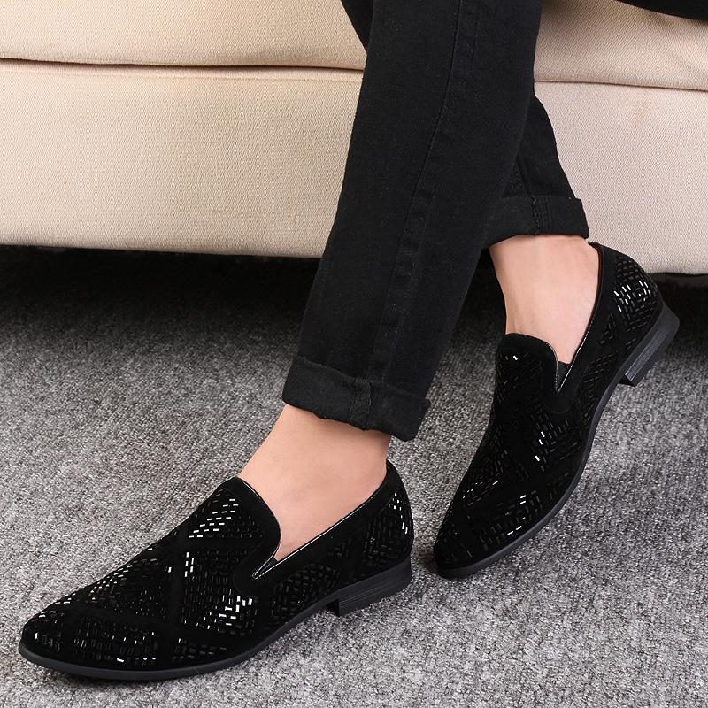 Men Shoes European Heavy Industry Set Foot Loafers Young Shoes Man Breathable Pointed Leather Shoes for Men