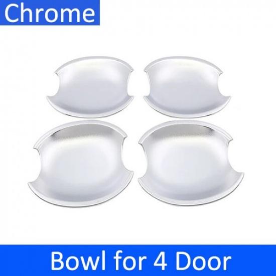12Pcs Chrome Door Handle Bowl Cover Trim For Mazda 3 6 2003-2008 For Mazda 5