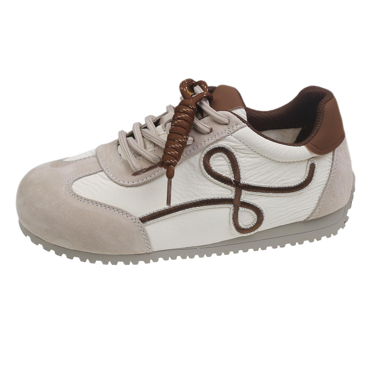 

thick-soled non-slip striped German training shoes for women s summer 2025 new fashionable versatile and comfortable sports and leisure Forrest Gum 35