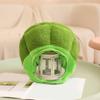 Green Plush Brokkoli Hat Brokkoli Headgear Novel Funny Brokkoli Caps Cartoon Vegetable Hat Halloween Cosplay Costume