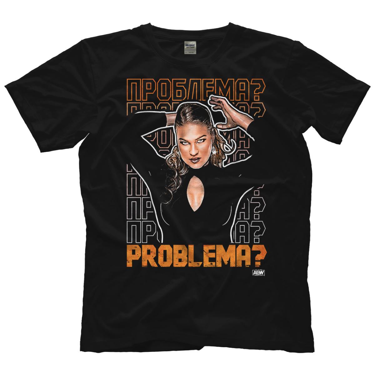 Marina Shafir - Problema? AEW Official T-Shirt S разноцветный