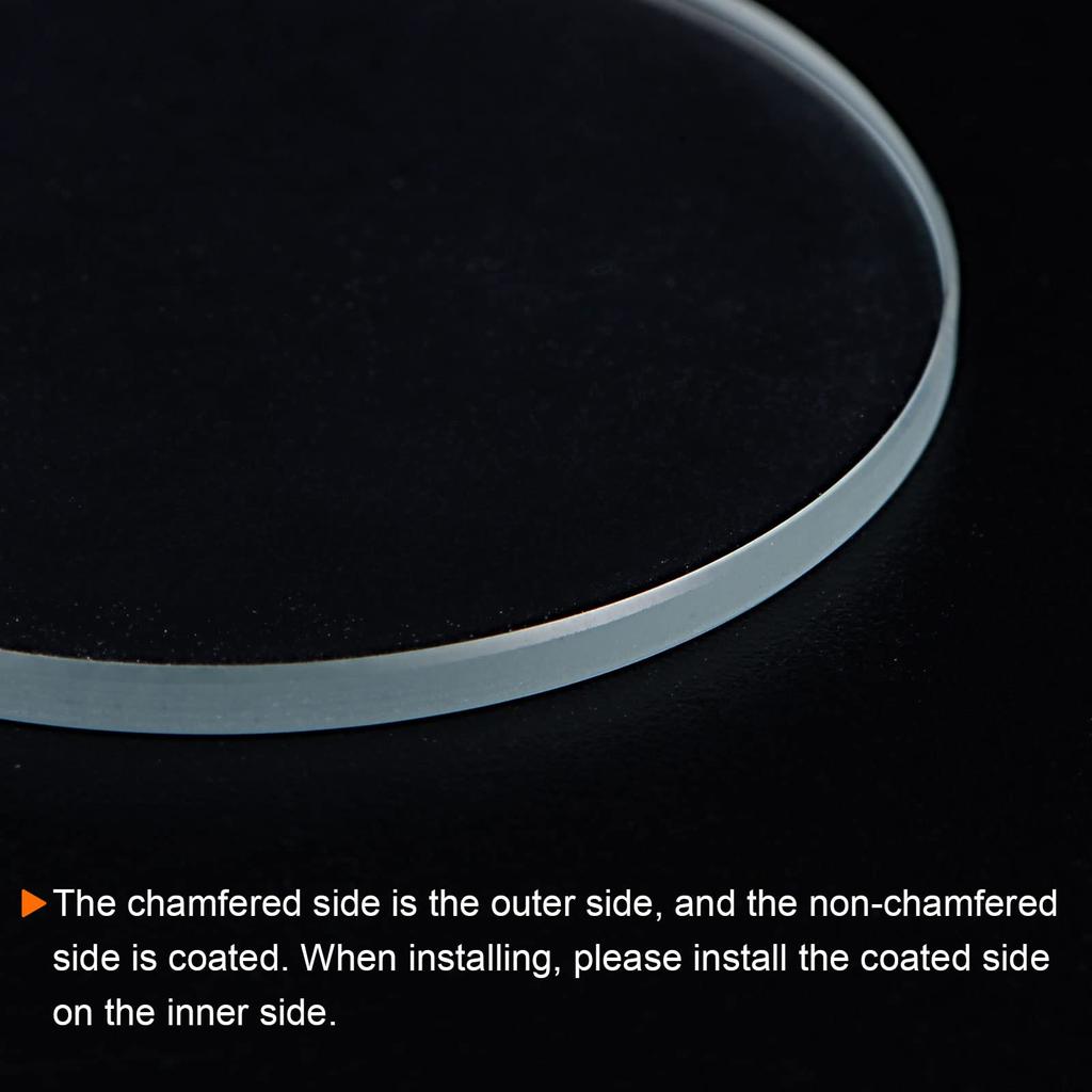 Uxcell AR Coated Watch Lenses, Round Flat Mineral Watch Crystal Glass, 30mm X 1.5mm, Pack of 3