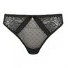 Womens/Ladies Etta Floral Pattern Lace Thong
