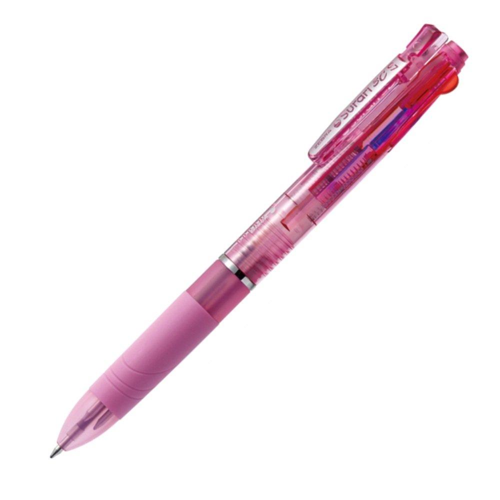 

Zebra ballpoint pen Slurry 3C Light pink 3-color 0.7 P-B3A11-LP