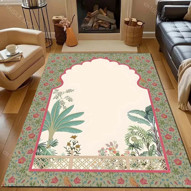 3D Colorful Islamic Style Pattern Carpet for Living Room Bedroom Sofa Doormat Decor Table Area Rug Non slip Floor Mat for Gifts