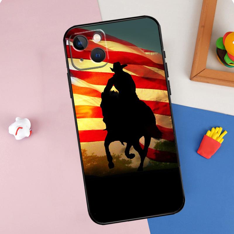 Running Horse Animal Phone Case For iPhone 16 Pro Max 11 12 13 14 15 Pro Max Mini XR 16e 15 16 Plus Cover Shell