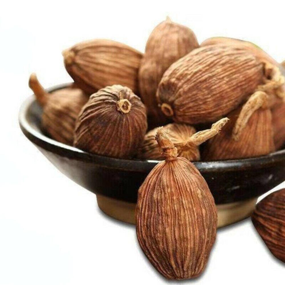 Organic Yunnan Black Cardamom 100g Smoky Spice for Cooking Herbal Tea 100g