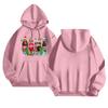 Women's Fashionable Casual Long-Sleeved Hooded Printed Sweatshirt