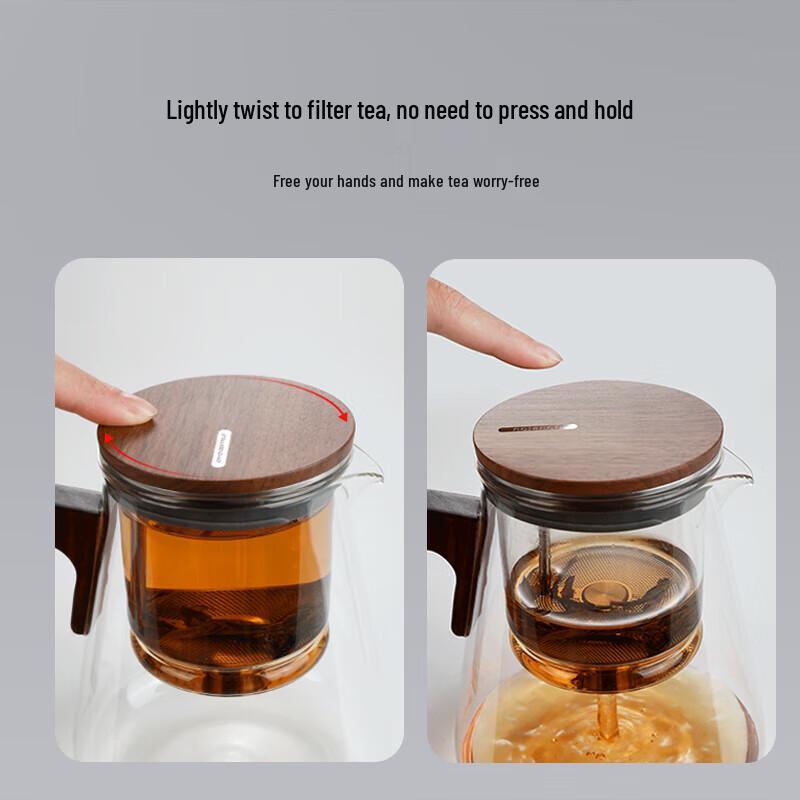 Shangming Magnetic Infuser Glass Teapot Set