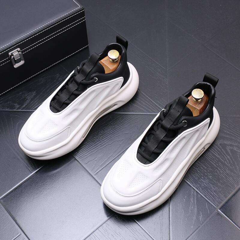 Fashion New spring and summer men's boots small white leisure youth all match breathable running shoes Zapatos Hombre a6