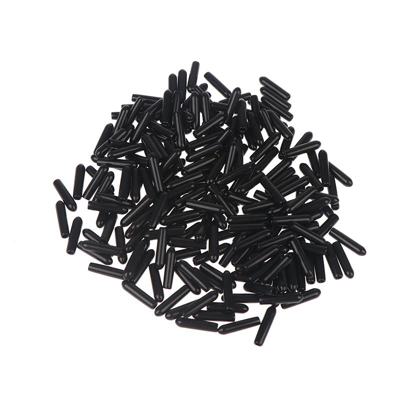 200 Pezzi Protezioni Filettate per Tubi in Plastica Tappi Terminali a Vite in Gomma PVC Resistente Coperchi Mozzo per Raccordi Hardware