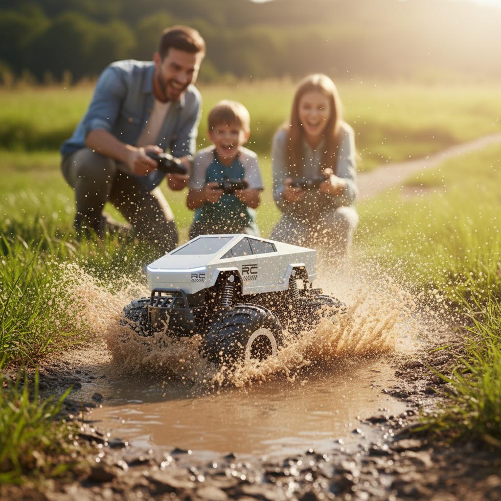 Remote Control Car Off-Road Pick-up Truck 4WD Amphibious RC Cars All Terrain 116 Truck Toys 2.4G Vehicles Kids Gifts for Boys