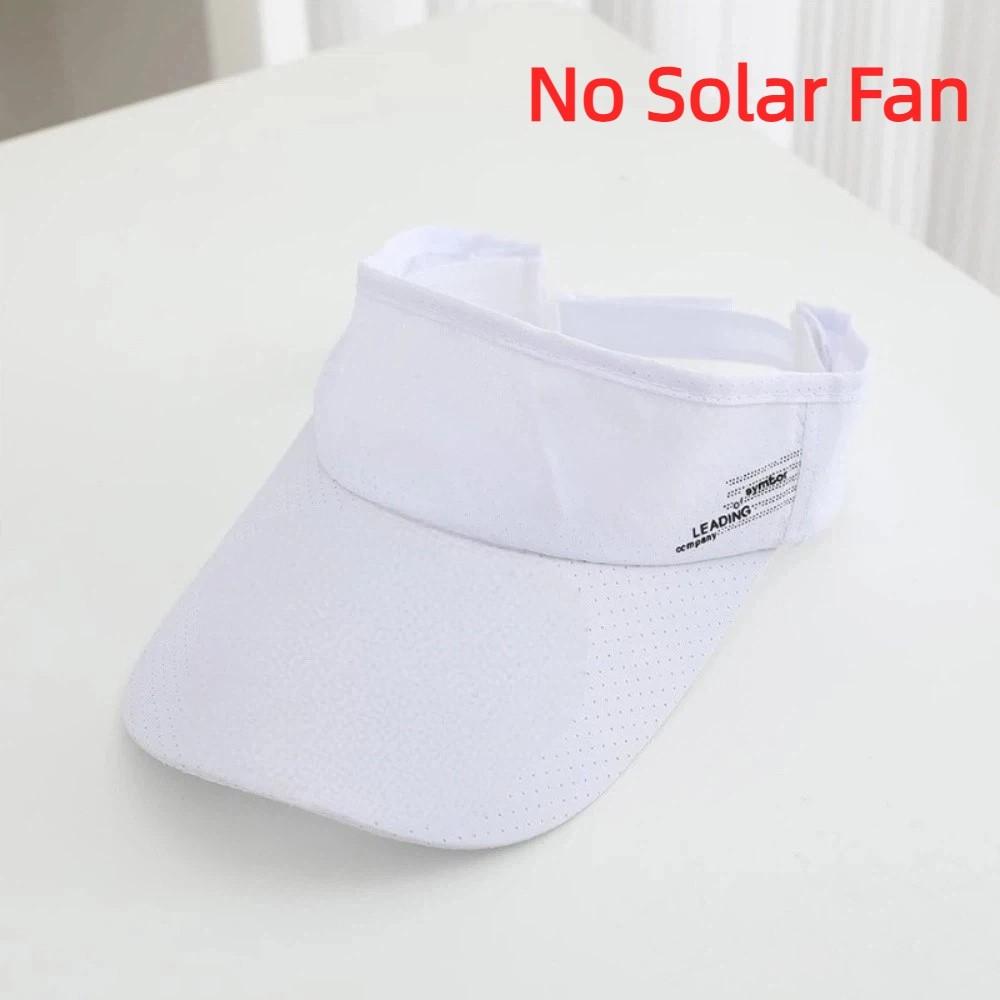 Quick-drying Solar Fan Sun Visors Hat USB Charging UV Protection Unisex Sun Hat Adjustable 300/600mA Baseball Cap Summer Outdoor