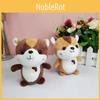 Squirrel Whimsical Plush Keychain Cartoon Animal Design For Bags Gifts Keychains And