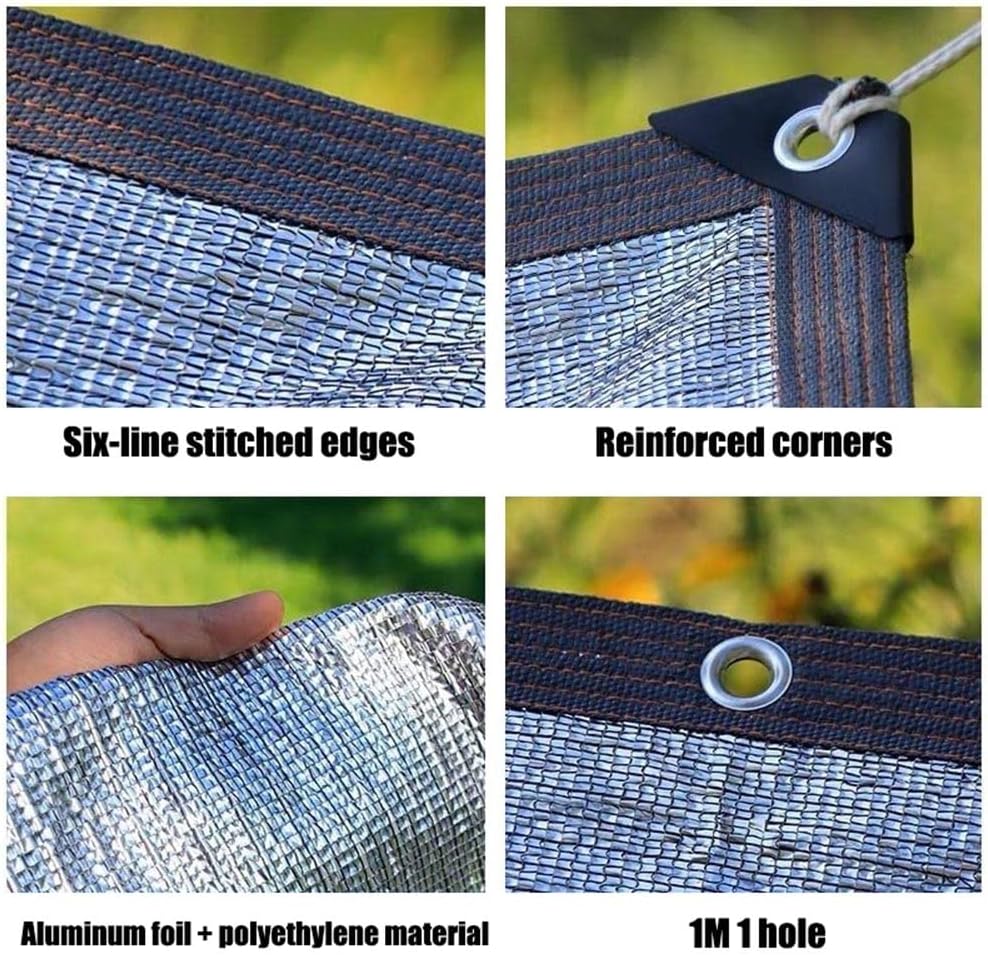 UV Protection Shade Cloth Sunblock Net for Garden Patio Shade Sails Plants Greenhouse Outdoor Pergola Lawn Swimming Pool