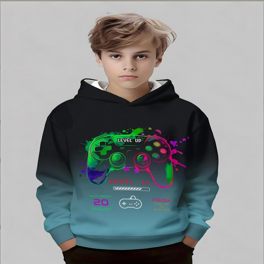 2026 Children's Hoodies 3D Printed New Men's and Women's Hoodies Casual Neutral Hoodies Children's Top Clothing