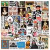 10/30/50PCS Funny History Character Sticky PVC Sticker Aesthetic DIY Decoration Scrapbooking Hand Accounting Supplies
