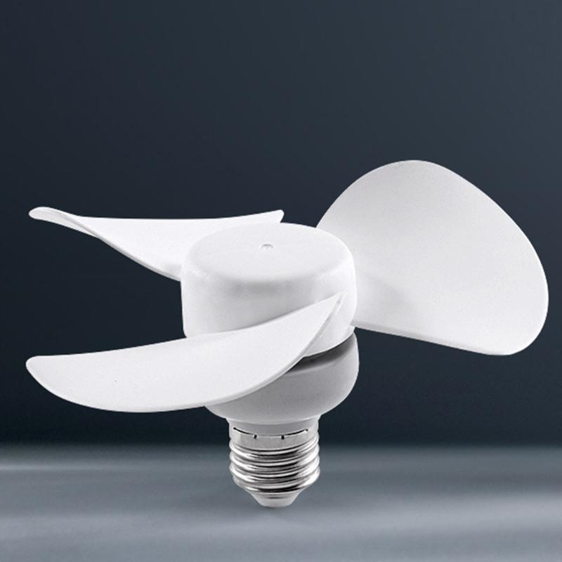 5.5inch Chandelier Fan E27 Thread Ceiling Fan 360 Degree Adjustment Low Noise Electric Fan Cooling Fan for Indoor