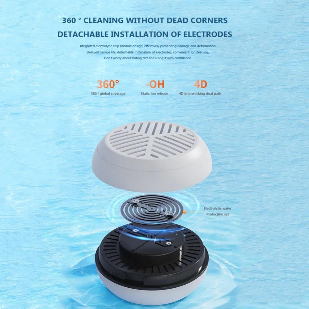 Intelligent Wireless Fruit Vegetable Purifier Waterproof Fruit Vegetable Cleaner Travel