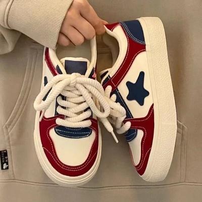 Canvas Shoes Women's Spring and Autumn New Versatile Thick Sole Woman Shoes Casual Sports Shoes Sneakers Women