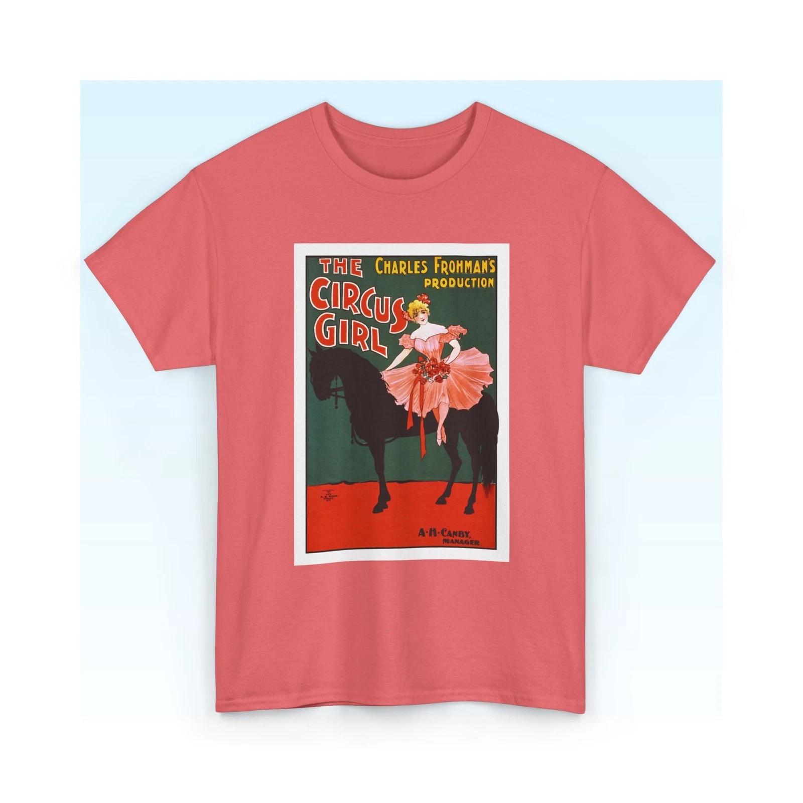 Vintage Circus Girl T-Shirt, Retro Circus T-Shirt, Gift for Circus Lover S-5XL L