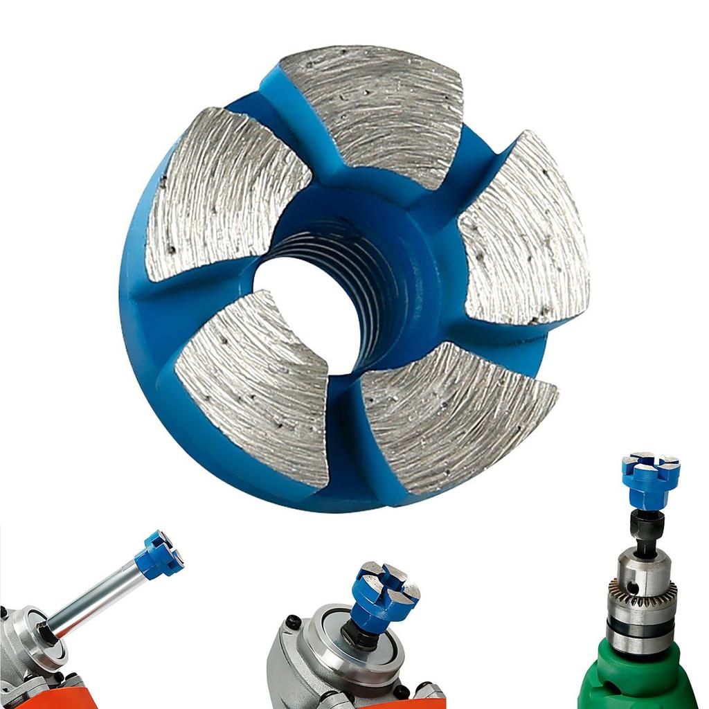 1 Inch Surface Grinding Head - Diamond Surface Grinding Head For Angle Grinder Tools For Bottom Cleaning, Leveling, Deburring, And Polishing