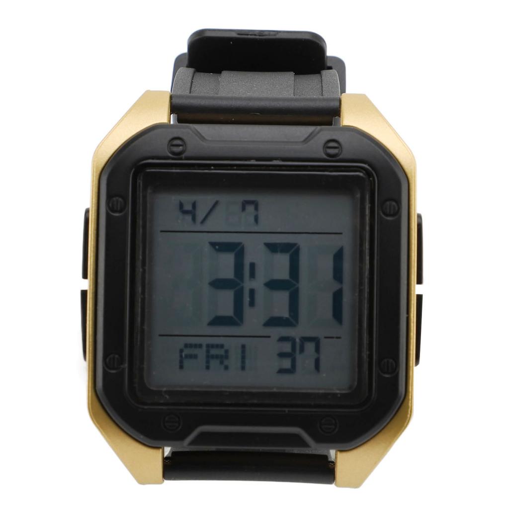 Digitale Sportuhr für Herren Damen EL-Hintergrundbeleuchtung Stoppuhr Countdown Woche Wecker TPU-Armband Doppelzeit Wasserdichte Uhr