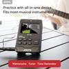 Aroma 3-in-1 Metronome, Tuner, and Tone Generator with Rechargeable Voice Count for Fast, High-Precision Tuning of All Instruments, Guitar, Piano,