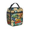 Wild Kratts Accessories Insulated Lunch Bag For Picnic  Food Storage Bag Reusable Thermal Cooler Lunch Boxes