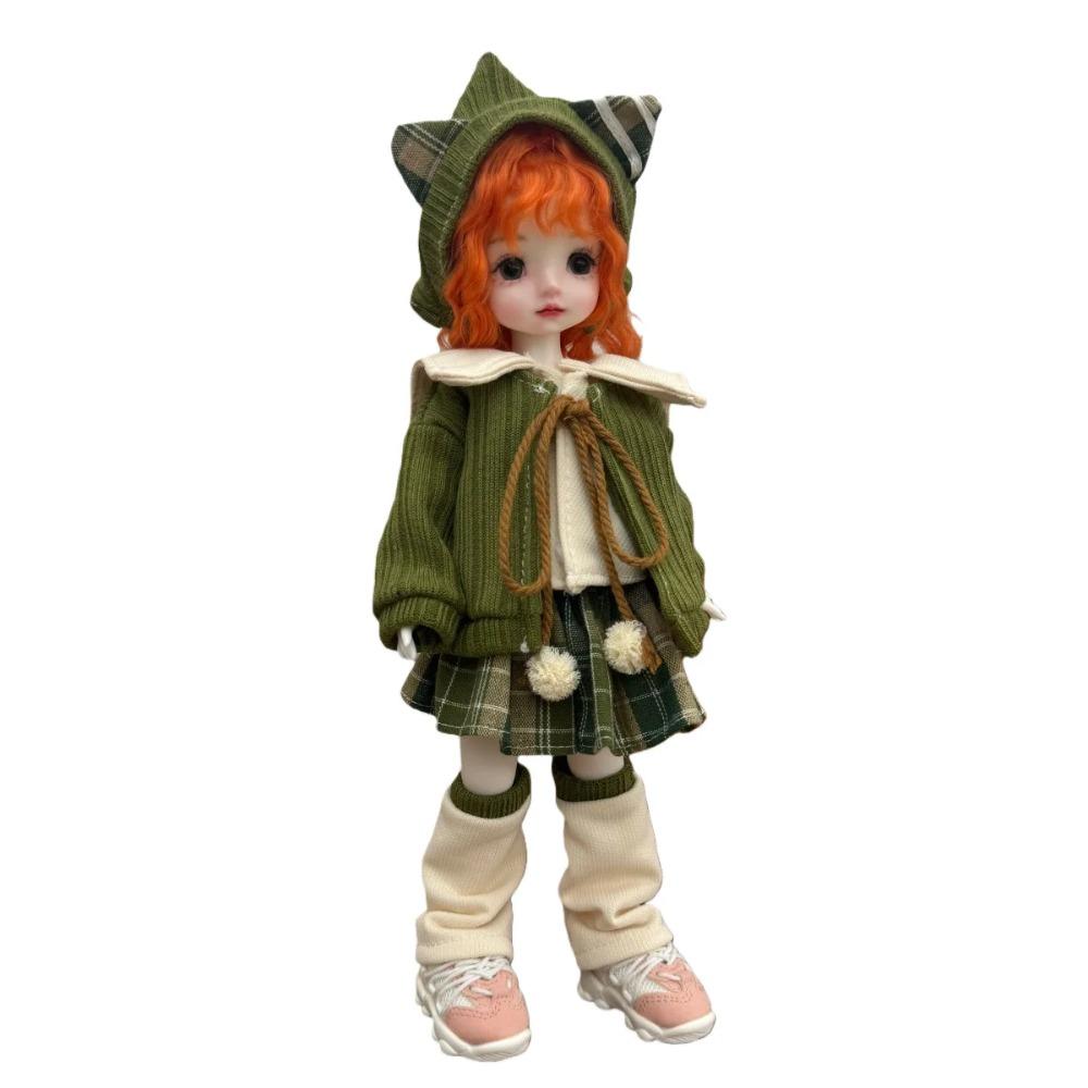 The New 6-point Bjd Clothes 30 Cm Doll Clothes Dress Up Suit BJD Clothes Ghost Mother Doll Accessories Jumpsuit