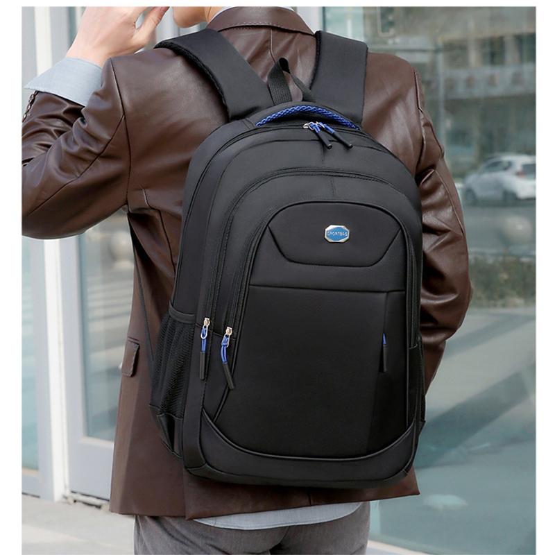 Men's Backpack Oxford Waterproof Backpack Business Computer Bag Leisure Travel Backpack High School Student