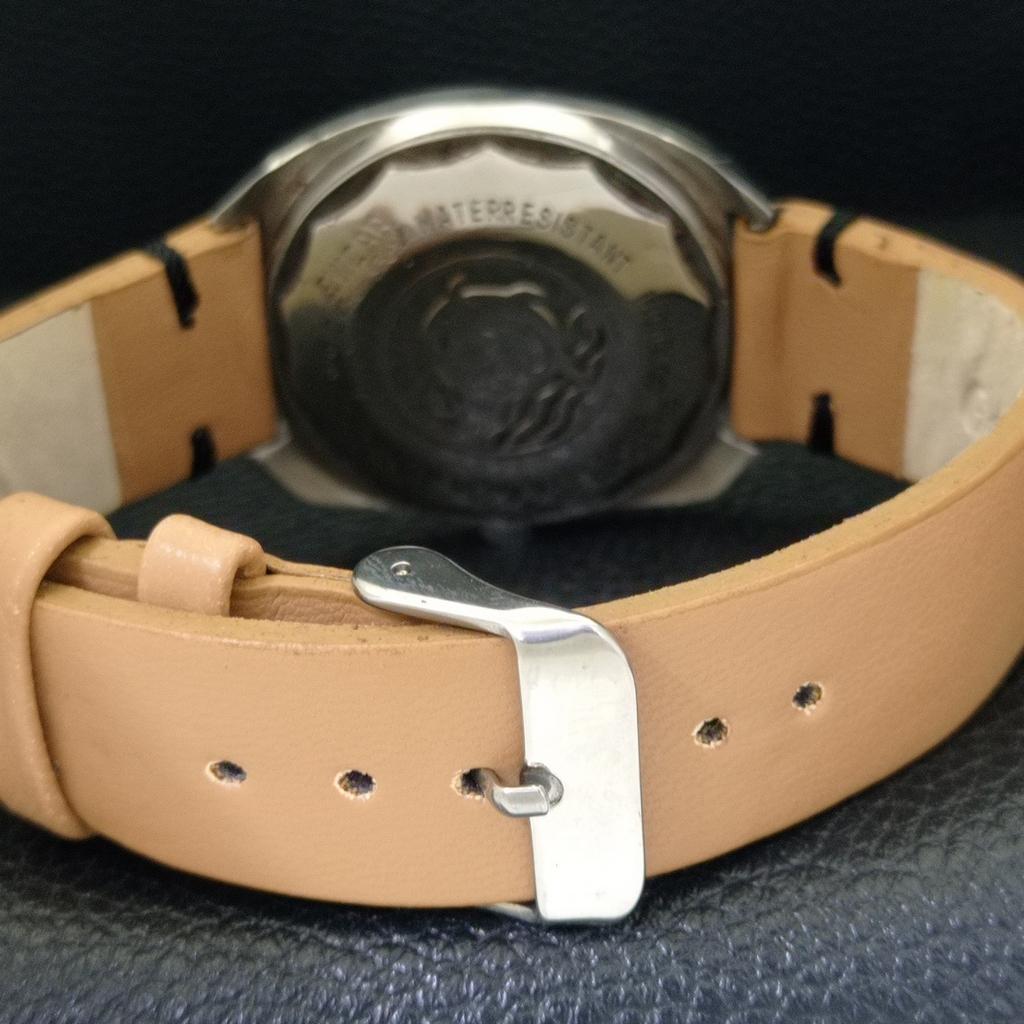 VINTAGE ENICAR STAR JEWELS AUTOMATISK 167 SCHWEIZISK HERRKLOCKA VIT TAVLA a700139-5