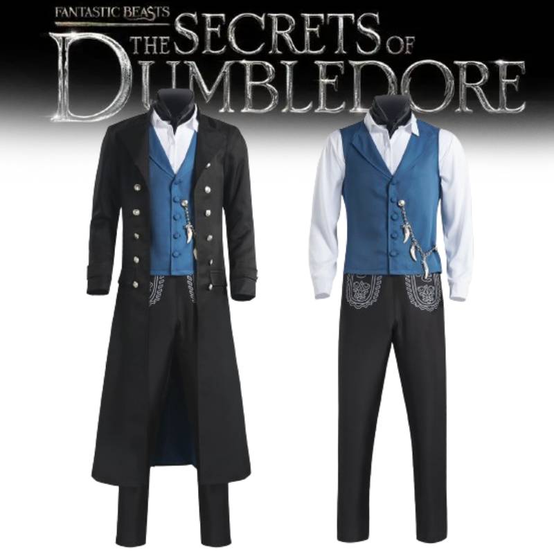 Beasts3 Fantastic Gellert Grindelwald Cosplay Costume Role Play Party Halloween