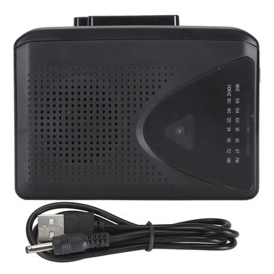 Kassetten-zu-MP3-Konverter, automatische Rückwärtswiedergabe, klare Stereo-3,5-mm-Kopfhörerbuchse, tragbare Kassette