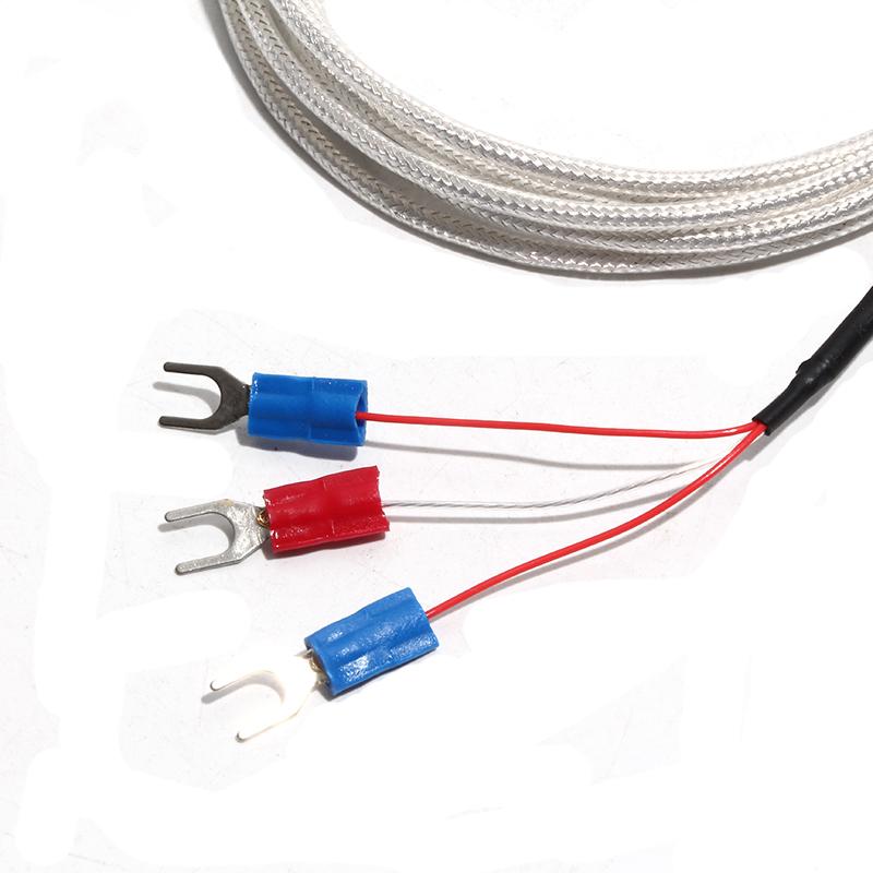 PT100 Thermocouple Probe M10 Thread Thermal WZPM-201 Resistance Cable Length 0.5M-8M