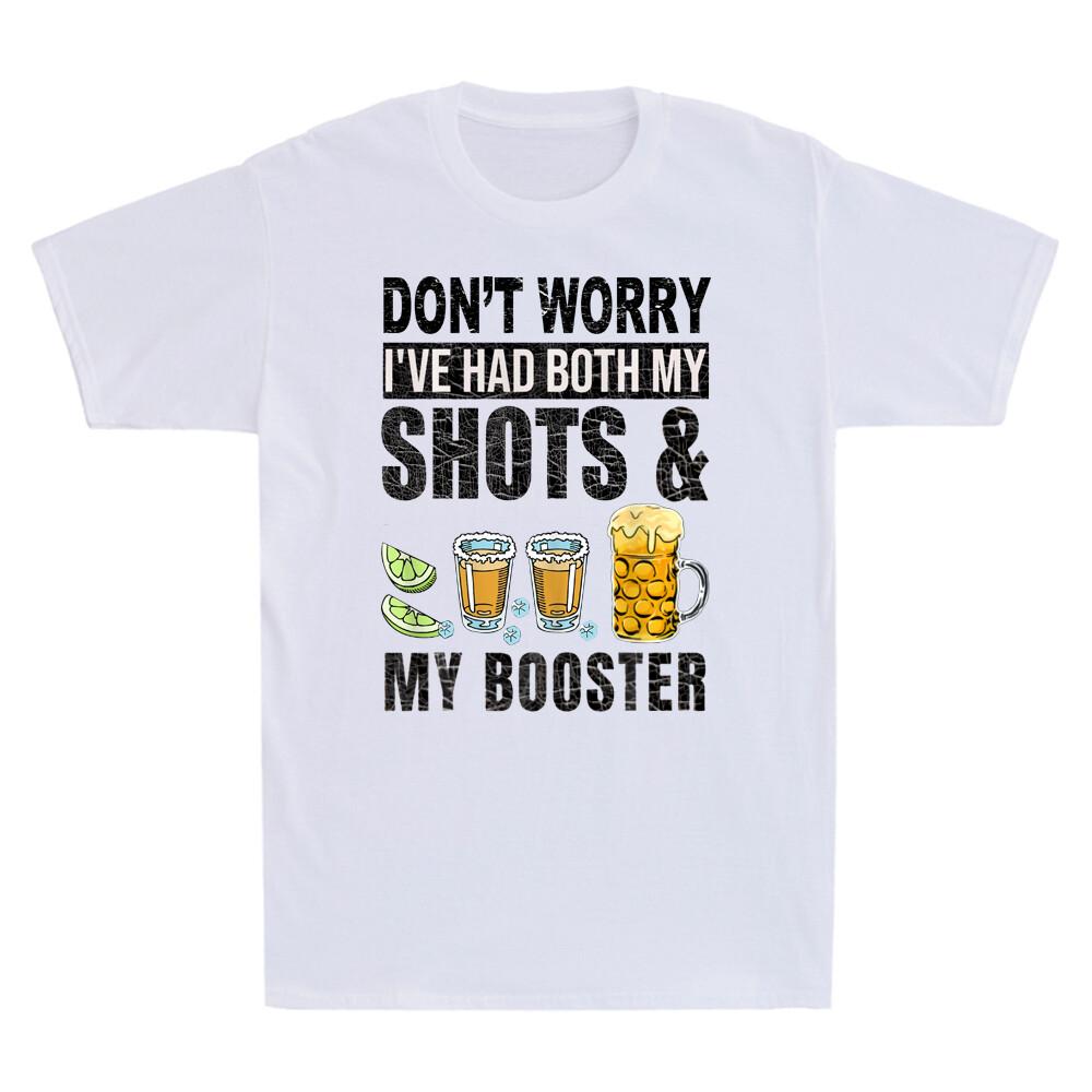 Dont Worry Ive Had Both My Shots And Booster Funny Vaccine Retro Unisexs Tshirt