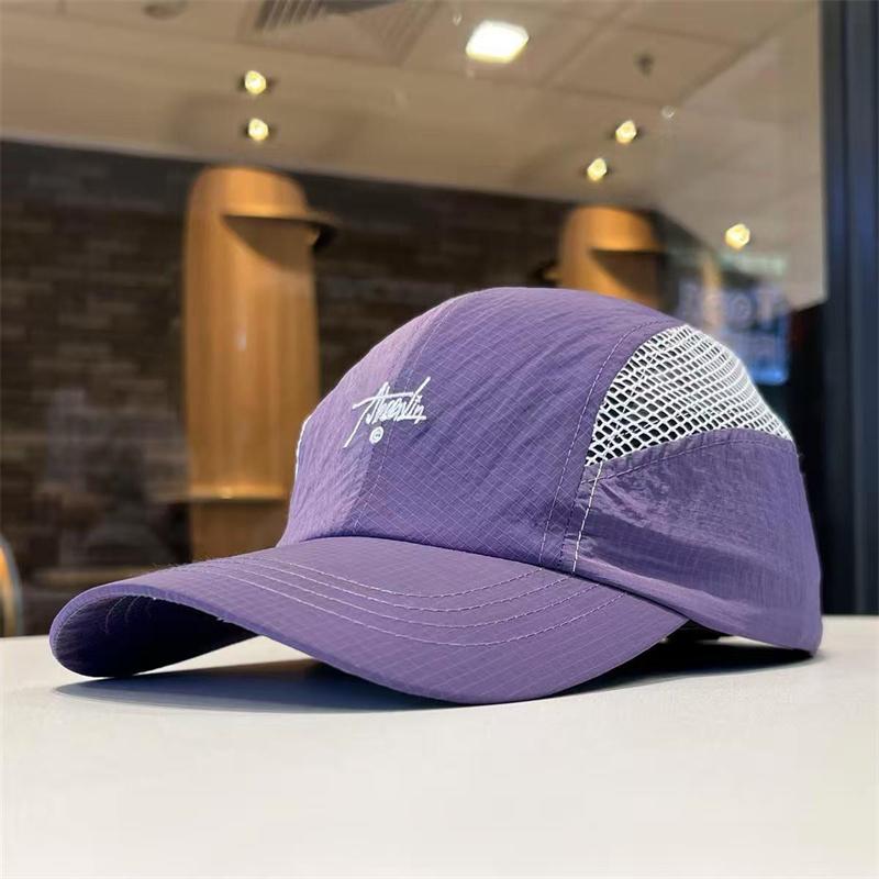 Spring Summer Adjustable Quick Dry Braethable Hat Outdoor Sport Sun Protection Baseball Cap Unisex Mesh Cap Foldable Cycling Hat