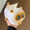 Creative Siamese Cat Cat Tissue Box Cartoon Resin Napkin Paper Box Paper Towel Holder Household
