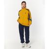 Reebok Legend Warm Up Outdoor Casual Sports Zip Collar Windbreaker Unisex Outerwear Yellow Dark-Blue REJU4EJ13Y3