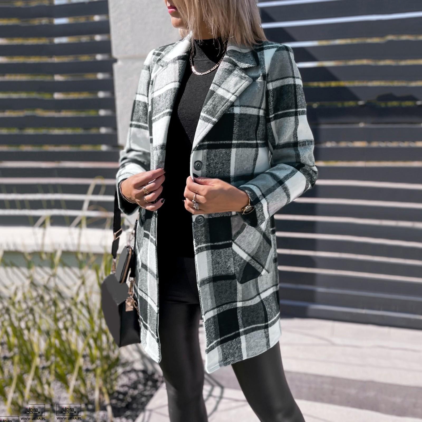 

Женские клетчатые рубашки с начесом, фланелевая куртка с длинными рукавами и лацканами на пуговицах и карманами, пальто XXL чёрный